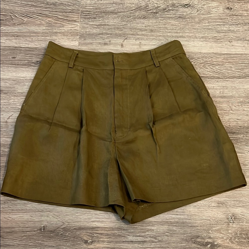 Reformation Olive Green Women's Shorts